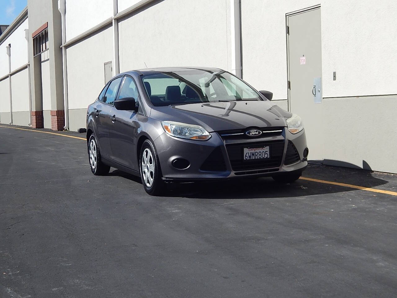 Gray 2012 Ford Focus S S 4dr Sedan 1