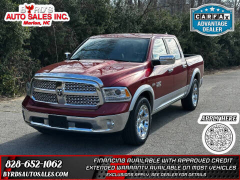 2013 RAM 1500 for sale at Byrds Auto Sales in Marion NC