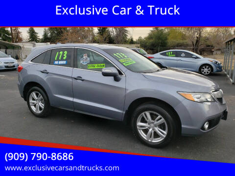 2013 Acura RDX for sale at Exclusive Car & Truck in Yucaipa CA