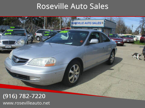 2001 Acura CL for sale at Roseville Auto Sales in Roseville CA