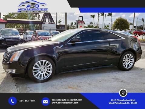 2012 Cadillac CTS for sale at Auto Sales Outlet in West Palm Beach FL