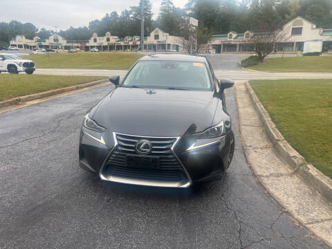 2017 Lexus IS 300 for sale at BRAVA AUTO BROKERS LLC in Clarkston GA