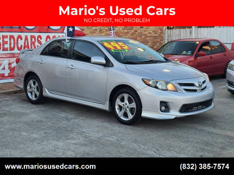 2011 Toyota Corolla for sale at Mario's Used Cars - South Houston Location in South Houston TX