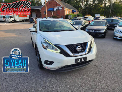 2016 Nissan Murano for sale at Complete Auto Center , Inc in Raleigh NC