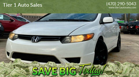 2007 Honda Civic for sale at Tier 1 Auto Sales in Gainesville GA
