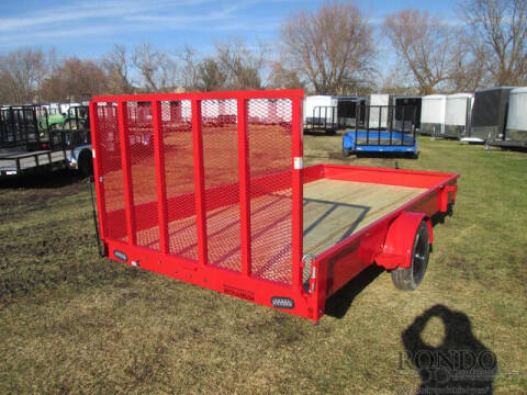 2026 Rice Trailers Single Axle Utility SST8214