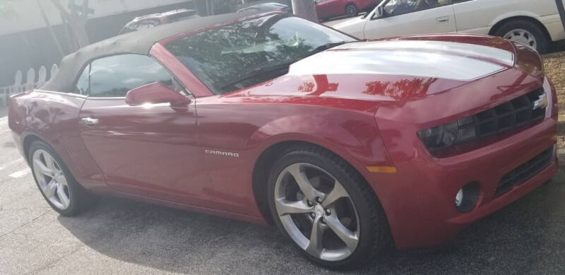 2013 Chevrolet Camaro for sale at Blue Lagoon Auto Sales in Plantation FL