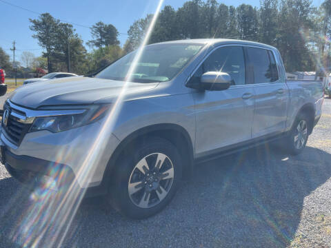 2017 Honda Ridgeline for sale at Baileys Truck and Auto Sales in Effingham SC