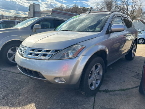 2005 Nissan Murano for sale at Motley's Auto World in Danville VA