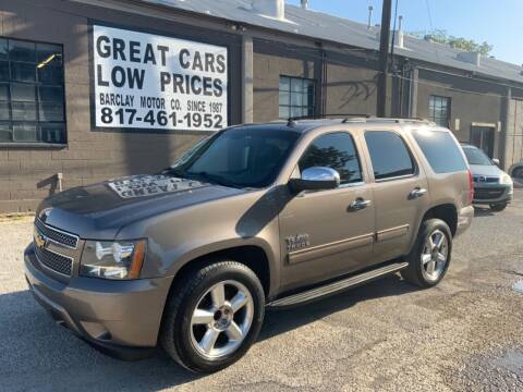 2014 Chevrolet Tahoe for sale at BARCLAY MOTOR COMPANY in Arlington TX