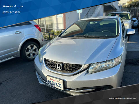 2013 Honda Civic for sale at Ameer Autos in San Diego CA