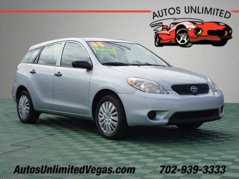 2008 Toyota Matrix for sale at Autos Unlimited in Las Vegas NV