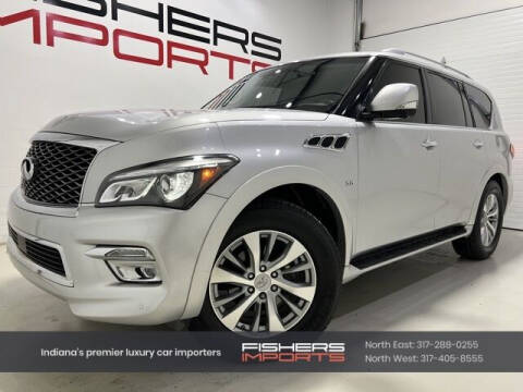 2016 Infiniti QX80 for sale at Fishers Imports in Fishers IN