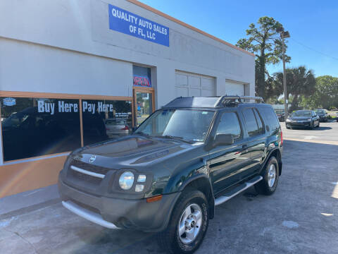 2002 Nissan Xterra for sale at QUALITY AUTO SALES OF FLORIDA in New Port Richey FL