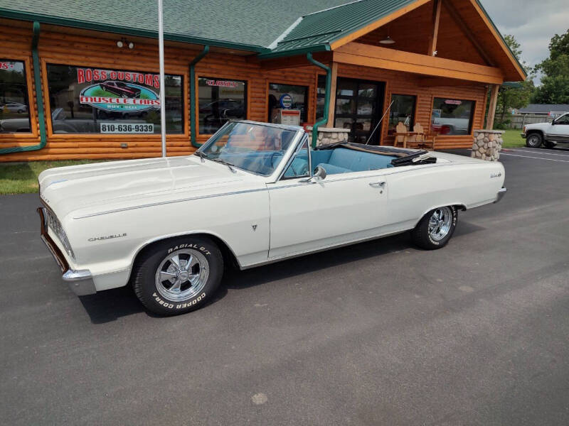 1964 Chevrolet Chevelle Malibu for sale at Ross Customs Muscle Cars LLC in Goodrich MI