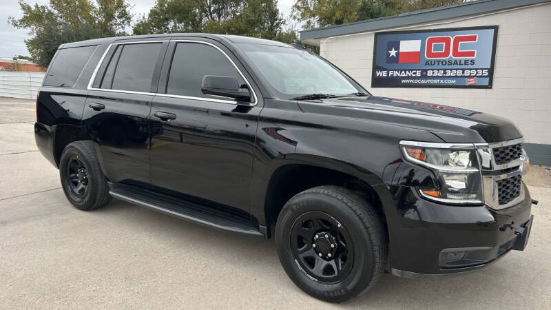 2019 Chevrolet Tahoe Police