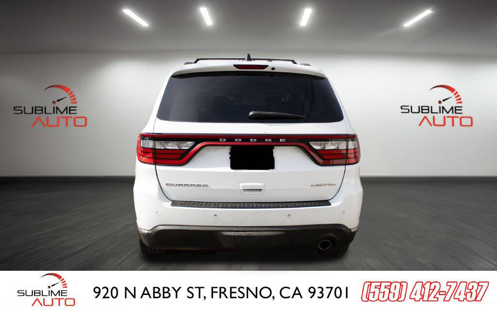 2014 Dodge Durango for sale at SUBLIME AUTO in Fresno, CA