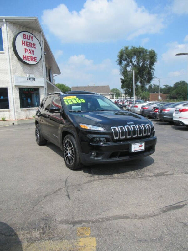 2017 Jeep Cherokee for sale at Auto Land Inc in Crest Hill IL
