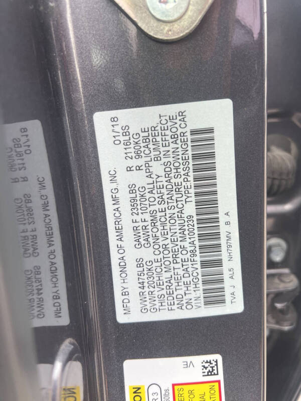 2018 Honda Accord Touring