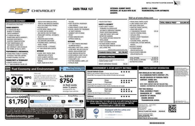 2025 Chevrolet Trax LT