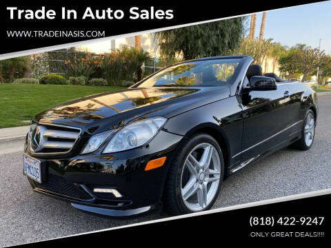 2011 Mercedes-Benz E-Class for sale at Trade In Auto Sales in Van Nuys CA