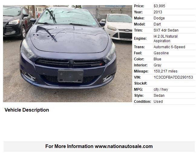 2013 Dodge Dart SXT