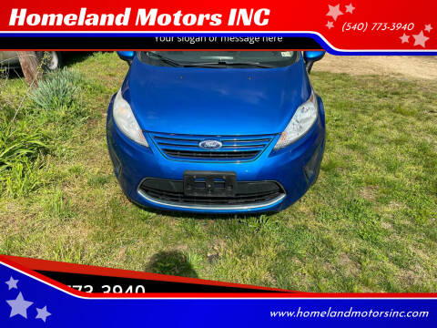 2011 Ford Fiesta for sale at Homeland Motors INC in Winchester VA
