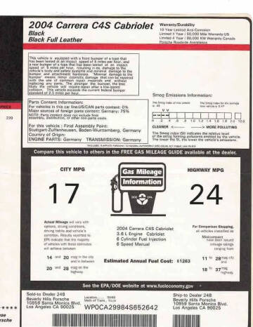 2004 Porsche 911 Carrera 4S