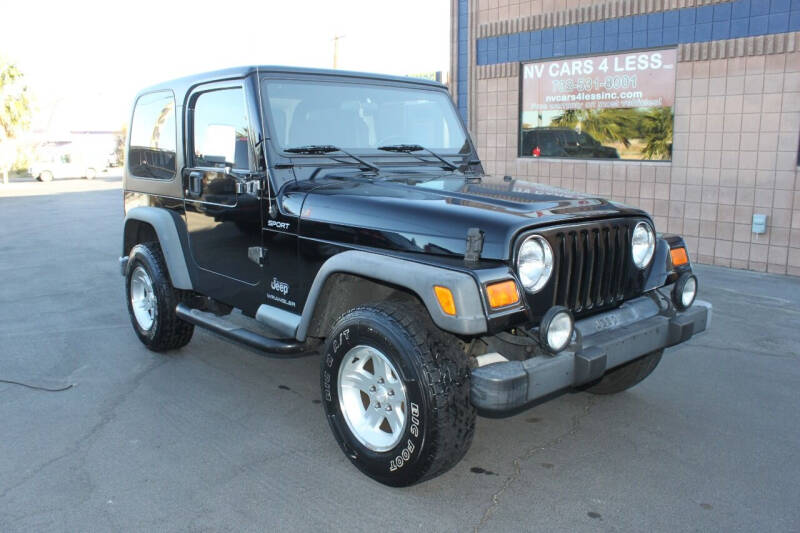 2004 Jeep Wrangler for sale at NV Cars 4 Less, Inc. in Las Vegas NV