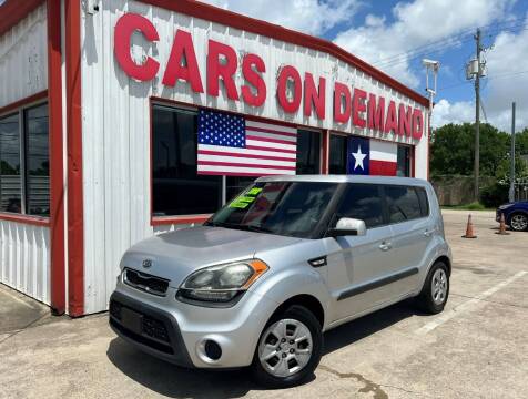 2012 Kia Soul for sale at Cars On Demand 3 in Pasadena TX