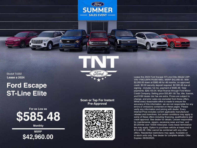 2024 Ford Escape ST-Line Elite