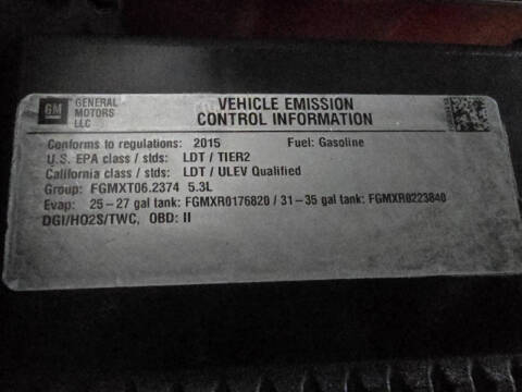 2015 Chevrolet Silverado 1500