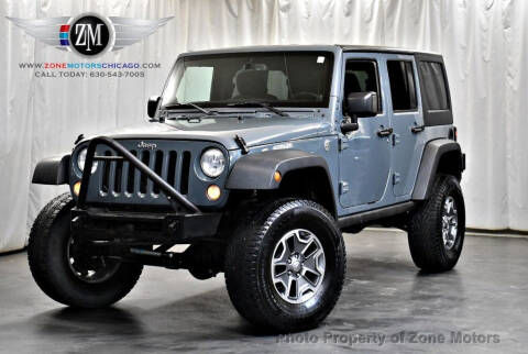 2014 Jeep Wrangler Unlimited for sale at ZONE MOTORS in Addison IL