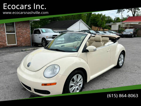 2010 Volkswagen New Beetle Convertible for sale at Ecocars Inc. in Nashville TN