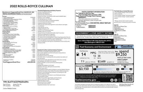 2022 Rolls-Royce Cullinan