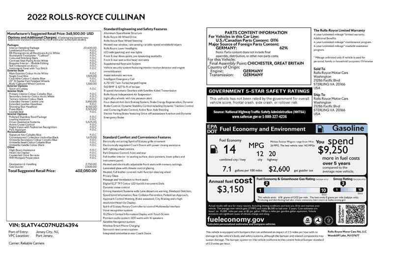 2022 Rolls-Royce Cullinan