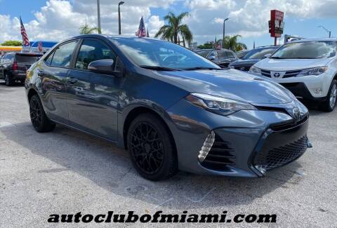 2018 Toyota Corolla for sale at AUTO CLUB OF MIAMI, INC in Miami FL