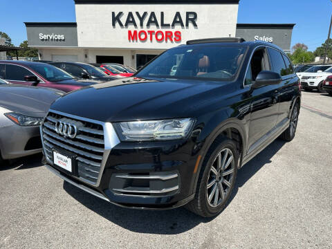 2018 Audi Q7 for sale at KAYALAR MOTORS in Houston TX