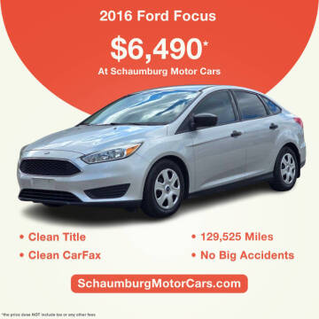 2016 Ford Focus for sale at Schaumburg Motor Cars in Schaumburg IL