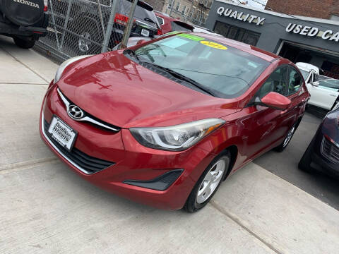 2014 Hyundai Elantra for sale at DEALS ON WHEELS in Newark NJ