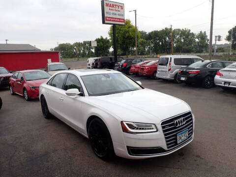 2015 Audi A8 L for sale at Marty's Auto Sales in Savage MN