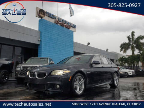 2015 BMW 5 Series for sale at Tech Auto Sales in Hialeah FL