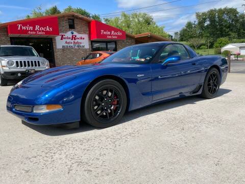 2002 Chevrolet Corvette for sale at Twin Rocks Auto Sales LLC in Uniontown PA