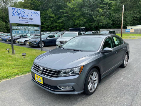 2016 Volkswagen Passat for sale at WS Auto Sales in Castleton On Hudson NY