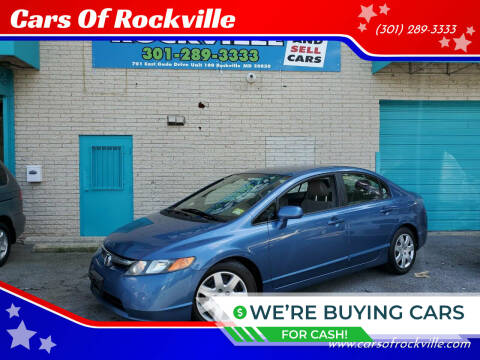 2008 Honda Civic for sale at Cars Of Rockville in Rockville MD