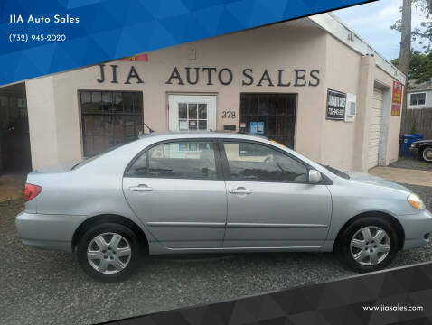 2007 Toyota Corolla for sale at JIA Auto Sales in Port Monmouth NJ