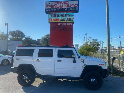 2007 HUMMER H2 for sale at David Family Auto, Inc. in New Port Richey FL
