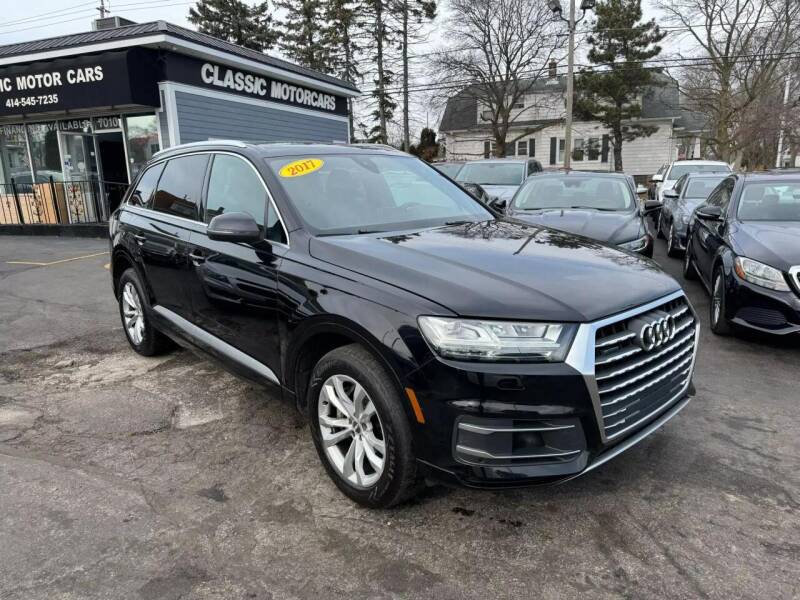 2017 Audi Q7 for sale at CLASSIC MOTOR CARS in West Allis WI