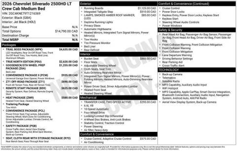 2026 Chevrolet Silverado 2500HD
