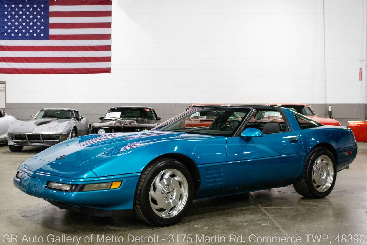Teal (Bright Aqua Metallic) 1994 Chevrolet Corvette Coupe Rear-Wheel Drive 4-Speed Automatic